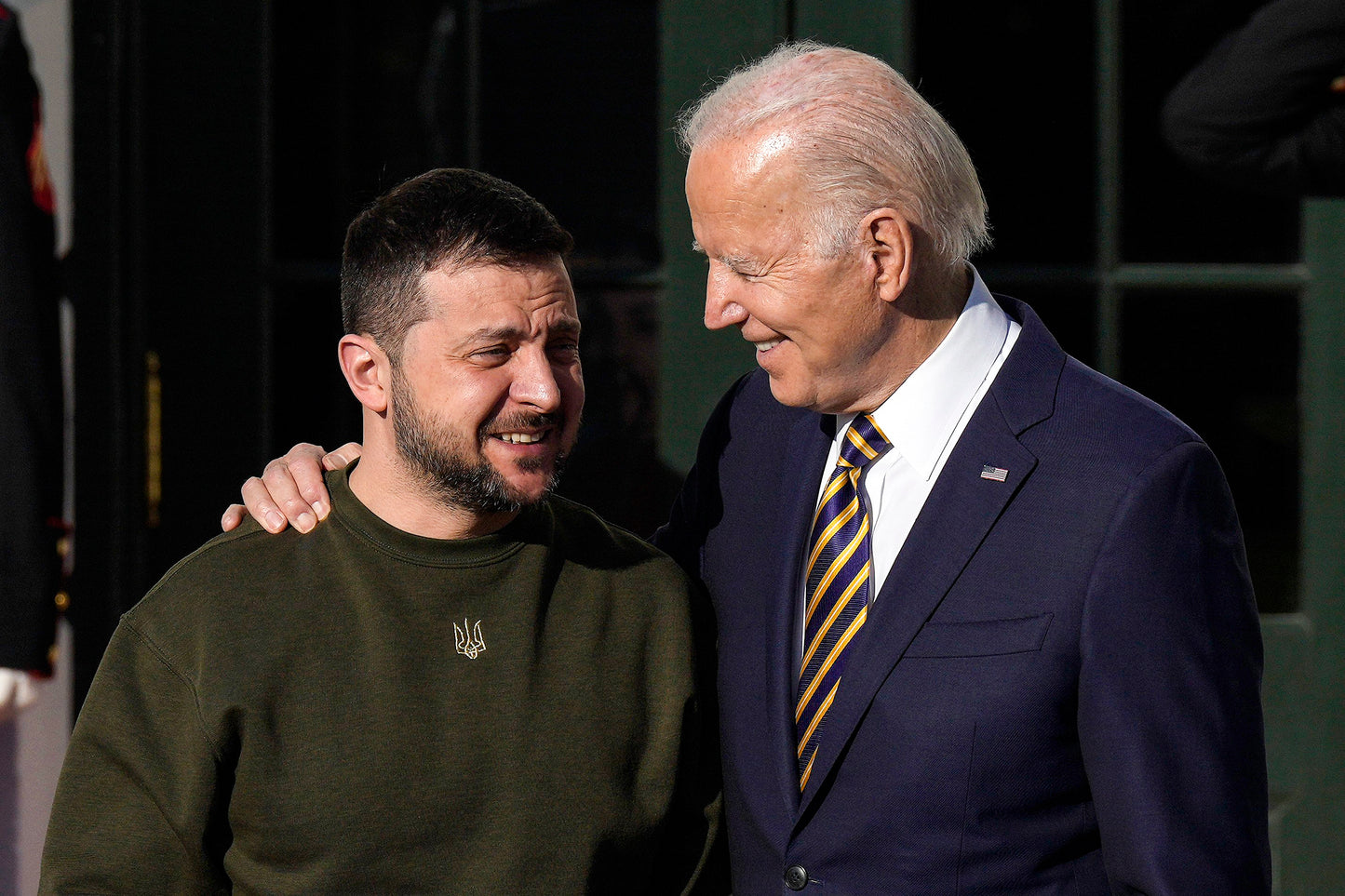 President Joe Biden & Volodymyr Zelensky Ukraine Visit Poster Picture Photo Print Banner Booma Prints
