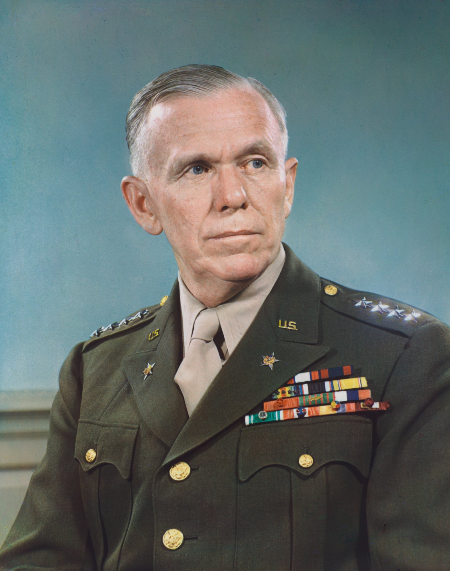 Chief Staff George Marshall Us Ww2 Glossy Poster Picture Photo Print Banner Booma Prints
