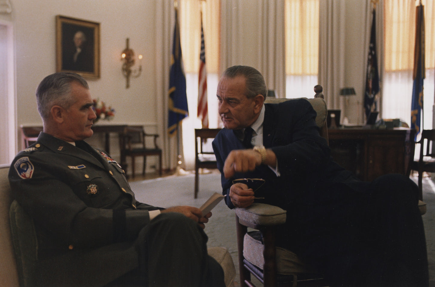 William Westmoreland Lyndon B Johnson Poster Picture Photo Print Banner Usa Booma Prints
