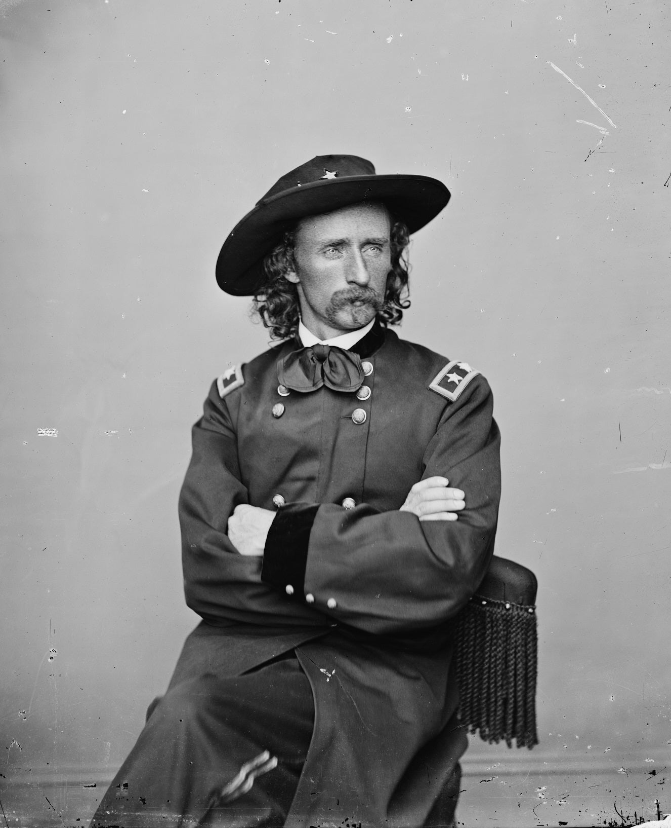 General George Custer Usa Civil War Glossy Poster Picture Photo Print Banner Booma Prints