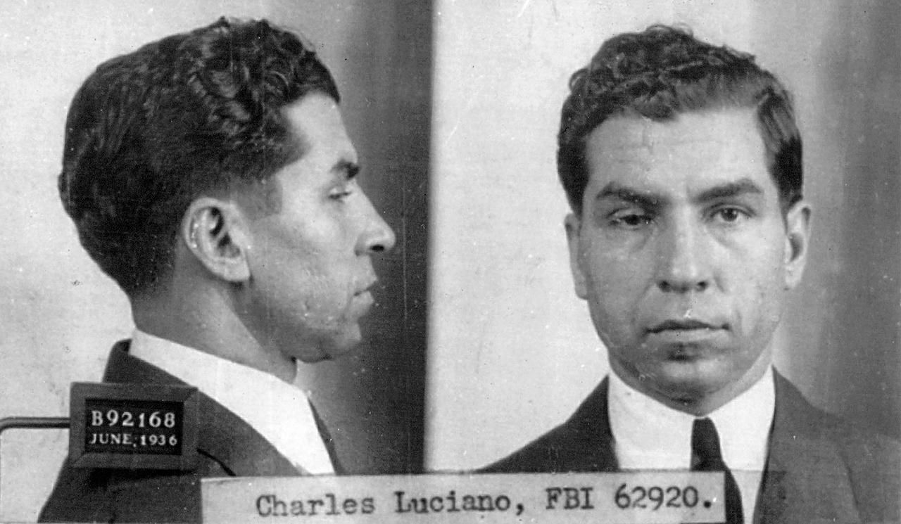Charles Lucky Luciano Mugshot Glossy Poster Picture Photo Print Banner Mob Booma Prints