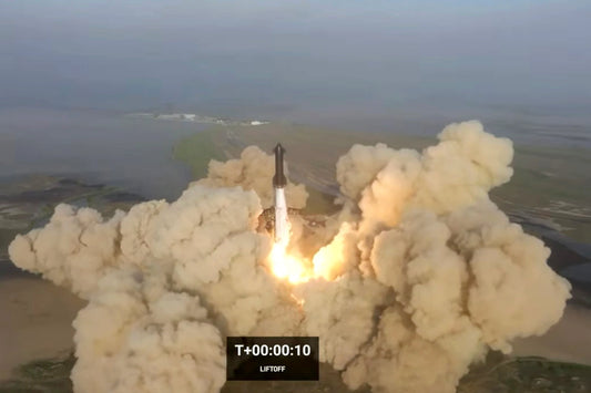 Space X Starship Rocket Explosion Glossy Poster Picture Photo Print Banner Booma Prints